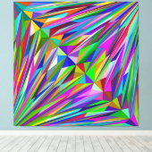 抽象芸術 キャンバスプリント (インサイチュ (ウッドフロア))