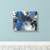 抽象芸術 キャンバスプリント (インサイチュ (ウッドフロア))