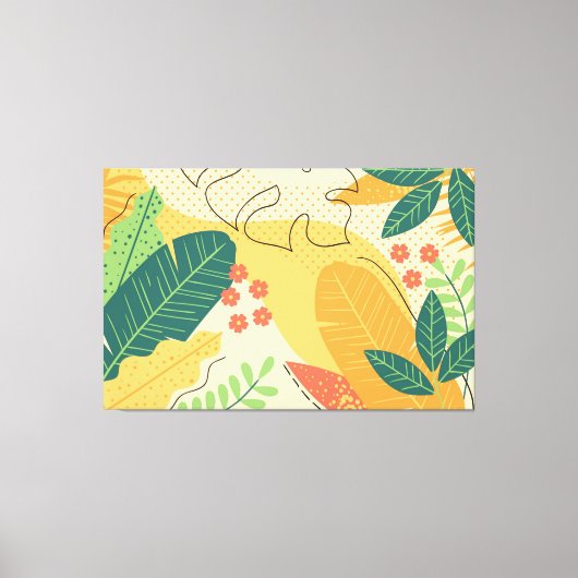 抽象芸術 キャンバスプリント (正面)