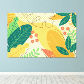 抽象芸術 キャンバスプリント (インサイチュ (ウッドフロア))