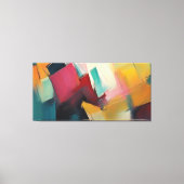 抽象芸術 キャンバスプリント (正面)
