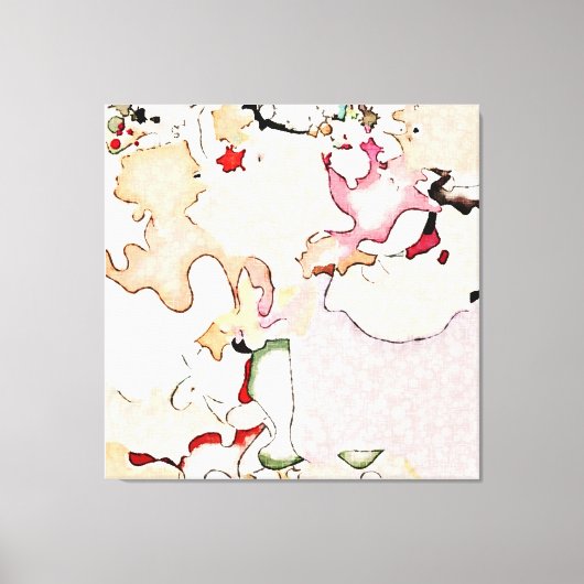 抽象芸術 キャンバスプリント (正面)