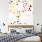 抽象芸術 キャンバスプリント (インサイチュ (寝室))