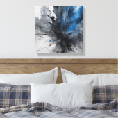 抽象芸術 キャンバスプリント (インサイチュ (寝室))