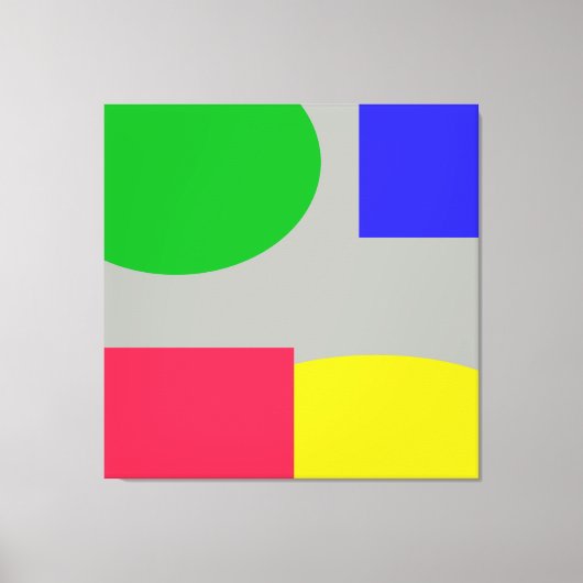 抽象芸術 キャンバスプリント (正面)