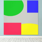 抽象芸術 キャンバスプリント (インサイチュ (ウッドフロア))