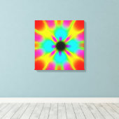 抽象芸術 キャンバスプリント (インサイチュ (ウッドフロア))