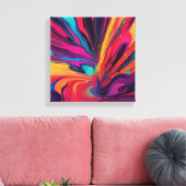 抽象芸術 キャンバスプリント (インサイチュ (リビング))