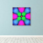 抽象芸術 キャンバスプリント (インサイチュ (ウッドフロア))