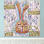 抽象芸術 キャンバスプリント (インサイチュ (ウッドフロア))