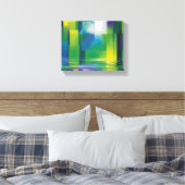 抽象芸術 キャンバスプリント (インサイチュ (寝室))