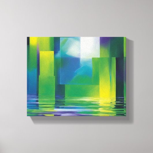 抽象芸術 キャンバスプリント (正面)
