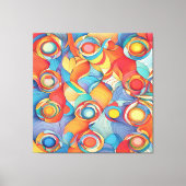 抽象芸術 キャンバスプリント (正面)