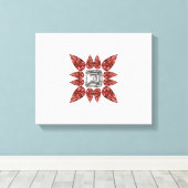 抽象芸術 キャンバスプリント (インサイチュ (ウッドフロア))