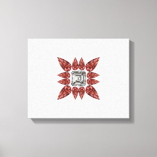 抽象芸術 キャンバスプリント (正面)