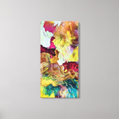 抽象芸術 キャンバスプリント (正面)