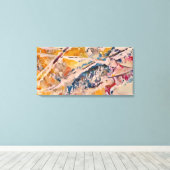 抽象芸術 キャンバスプリント (インサイチュ (ウッドフロア))