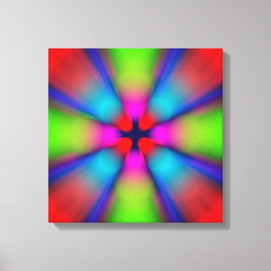 抽象芸術 キャンバスプリント (正面)