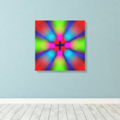 抽象芸術 キャンバスプリント (インサイチュ (ウッドフロア))