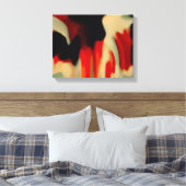 抽象芸術 キャンバスプリント (インサイチュ (寝室))