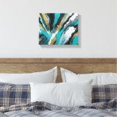 抽象芸術 キャンバスプリント (インサイチュ (寝室))
