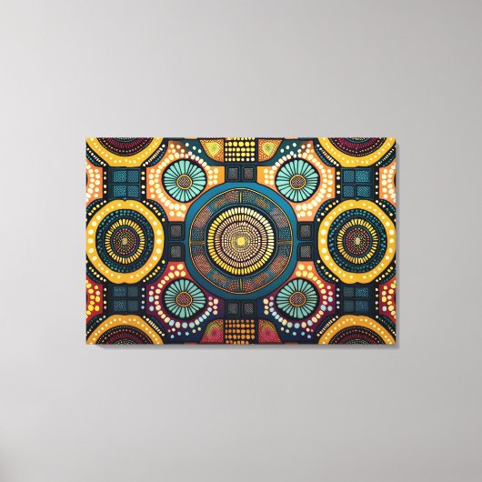 抽象芸術 キャンバスプリント (正面)