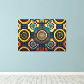 抽象芸術 キャンバスプリント (インサイチュ (ウッドフロア))