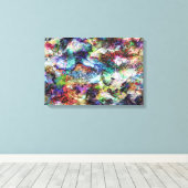 抽象芸術 キャンバスプリント (インサイチュ (ウッドフロア))
