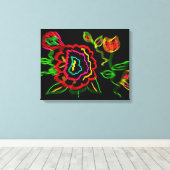 抽象芸術 キャンバスプリント (インサイチュ (ウッドフロア))