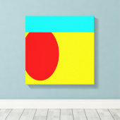 抽象芸術 キャンバスプリント (インサイチュ (ウッドフロア))