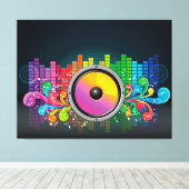 抽象芸術 キャンバスプリント (インサイチュ (ウッドフロア))