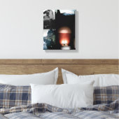 抽象芸術 キャンバスプリント (インサイチュ (寝室))