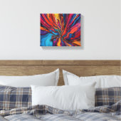 抽象芸術 キャンバスプリント (インサイチュ (寝室))