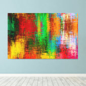 抽象芸術 キャンバスプリント (インサイチュ (ウッドフロア))