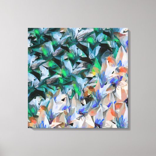 抽象芸術 キャンバスプリント (正面)