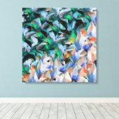 抽象芸術 キャンバスプリント (インサイチュ (ウッドフロア))