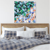 抽象芸術 キャンバスプリント (インサイチュ (寝室))