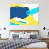 抽象芸術 キャンバスプリント (インサイチュ (寝室))