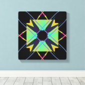 抽象芸術 キャンバスプリント (インサイチュ (ウッドフロア))