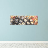 抽象芸術 キャンバスプリント (インサイチュ (ウッドフロア))