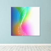 抽象芸術 キャンバスプリント (インサイチュ (ウッドフロア))