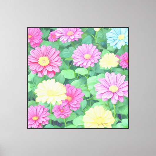 抽象芸術 キャンバスプリント (正面)