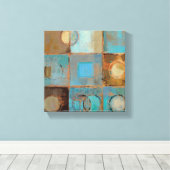 抽象芸術 キャンバスプリント (インサイチュ (ウッドフロア))