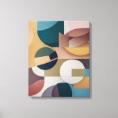 抽象芸術 キャンバスプリント (正面)