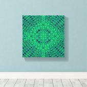 抽象芸術 キャンバスプリント (インサイチュ (ウッドフロア))