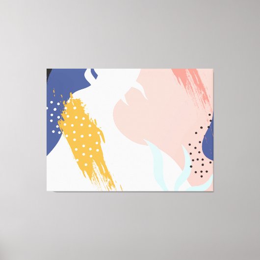 抽象芸術 キャンバスプリント (正面)