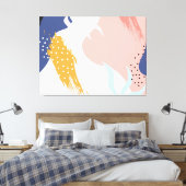 抽象芸術 キャンバスプリント (インサイチュ (寝室))
