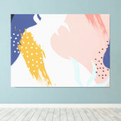 抽象芸術 キャンバスプリント (インサイチュ (ウッドフロア))