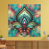 抽象芸術 キャンバスプリント (インサイチュ (リビング))