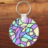 抽象芸術 キーホルダー (正面)